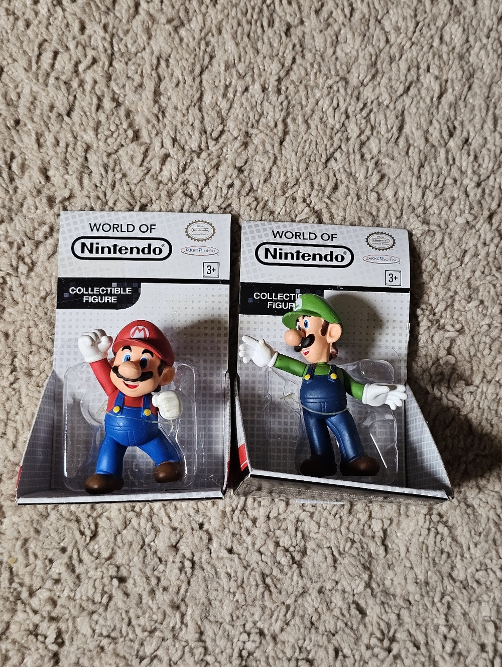 World of Nintendo Licensed Mario & Luigi Collectible Figures by Jakks Pacific